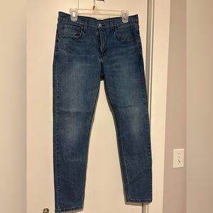 Levi 512 Slim Taper Medium Light Wash Jeans Men’s 32 Waist 32 Length
